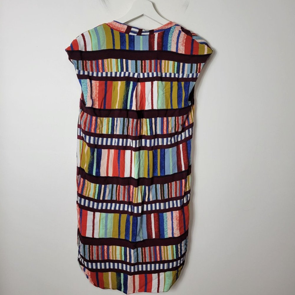 Maeve Anthropologie Au Revoir Size 10 Pleated Library Bookshelf Tunic Dress - Picture 5 of 10